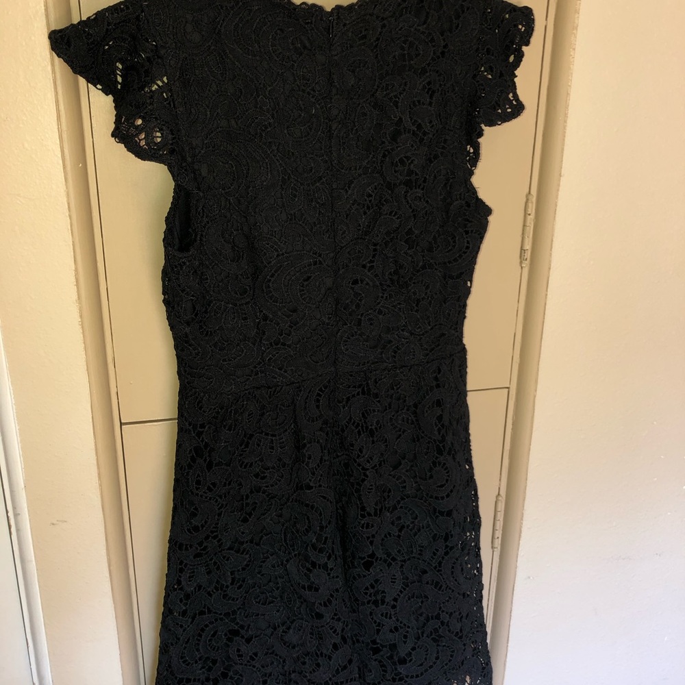 Blu Pepper Little lace black dress Size S